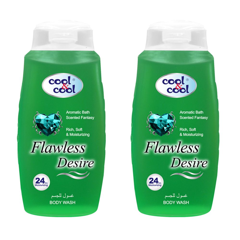 Cool & Cool - Flawless Desire Body Wash 500ml - Twin Pack