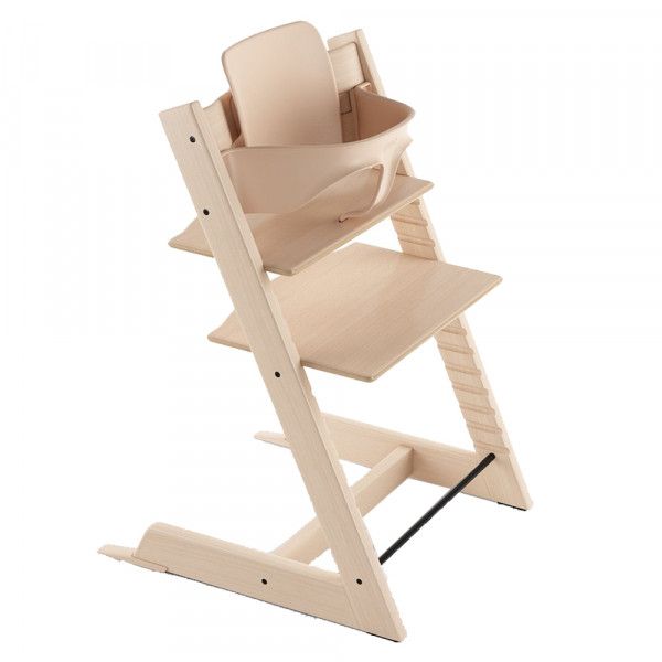 Stokke - Tripp Trapp Wooden High Chair with Baby Set - Natural