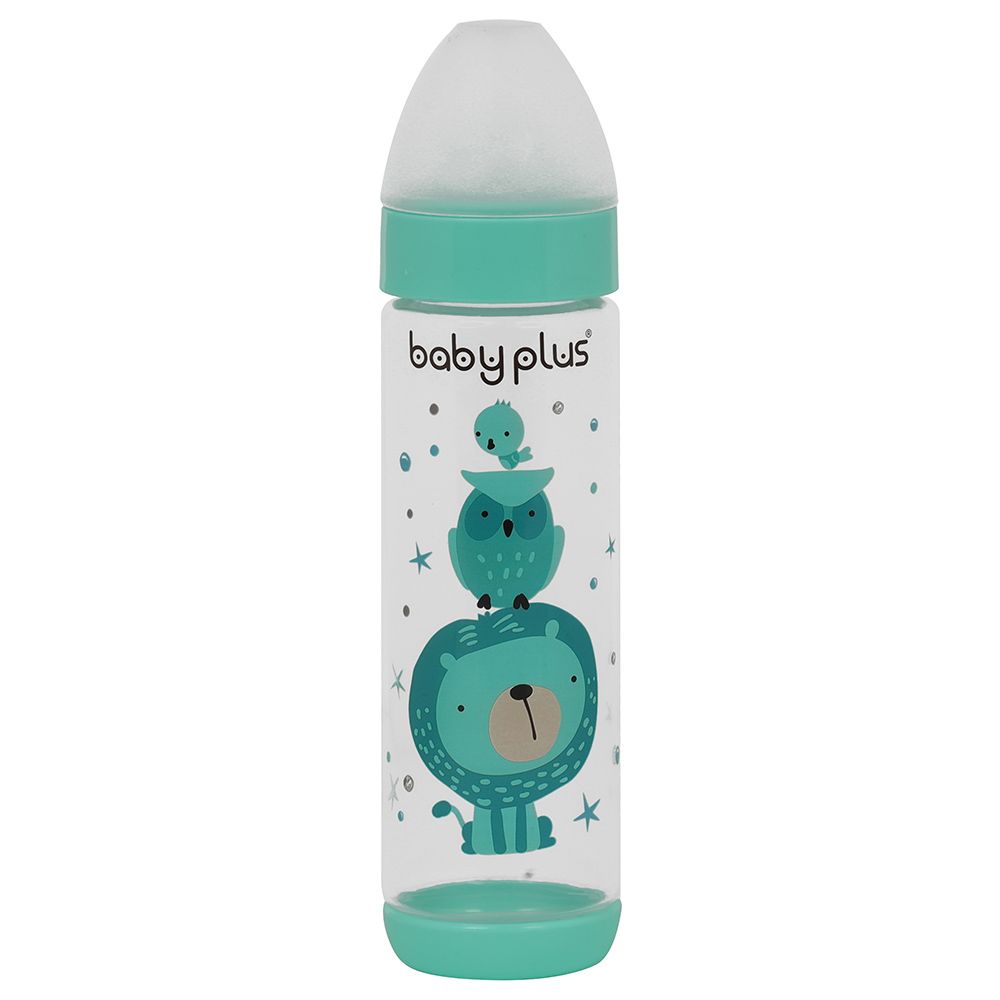 Baby Plus 8 Oz Feeding Bottle Green