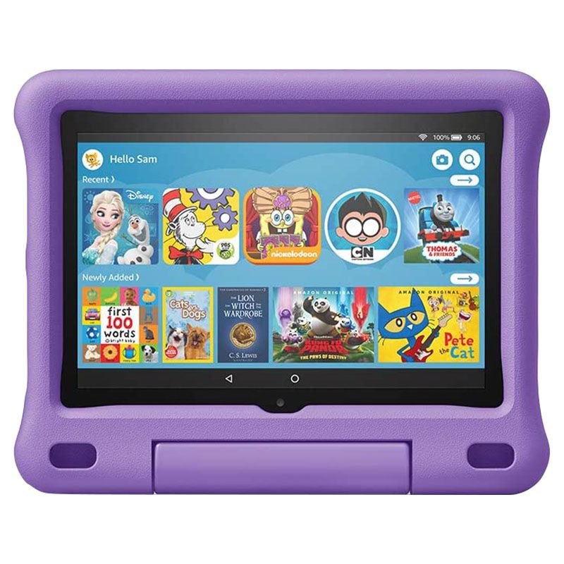 Amazon - Fire HD 10th Generation Tablet 32GB Kids Edition 8" - Purple