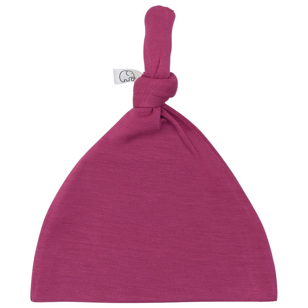 Anvi Baby - Organic Bamboo Knotted Beanie/Hat - Purple