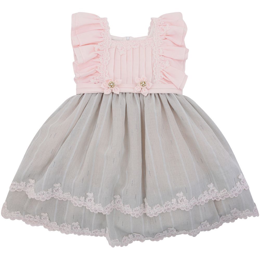 By,Ray - Sleeveless Fit And Flare Dress - Pastels Pink