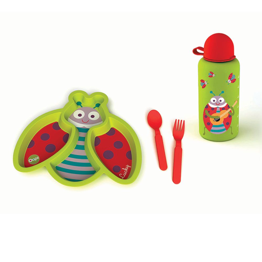 Oops - Easy-Weaning Set - Lucky ( Ladybug)