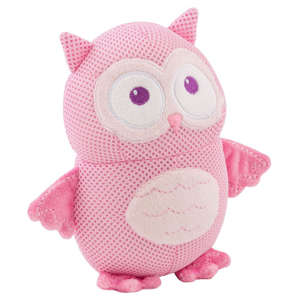 BreathableBaby - Soft Toy Owl - Pink