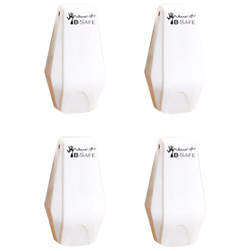 B-Safe - Drawer Finger Pinch Guard Pack of 4 - White