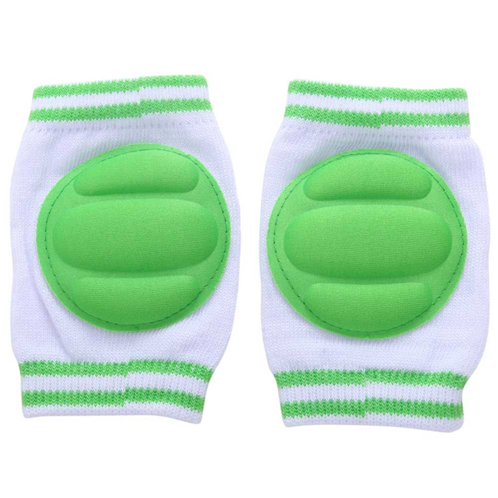 B-Safe - Knee Pads Green Protective Pads - White