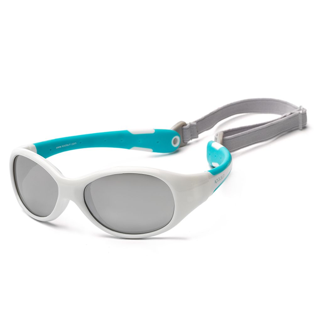 Koolsun - Flex Sunglasses - White Aqua