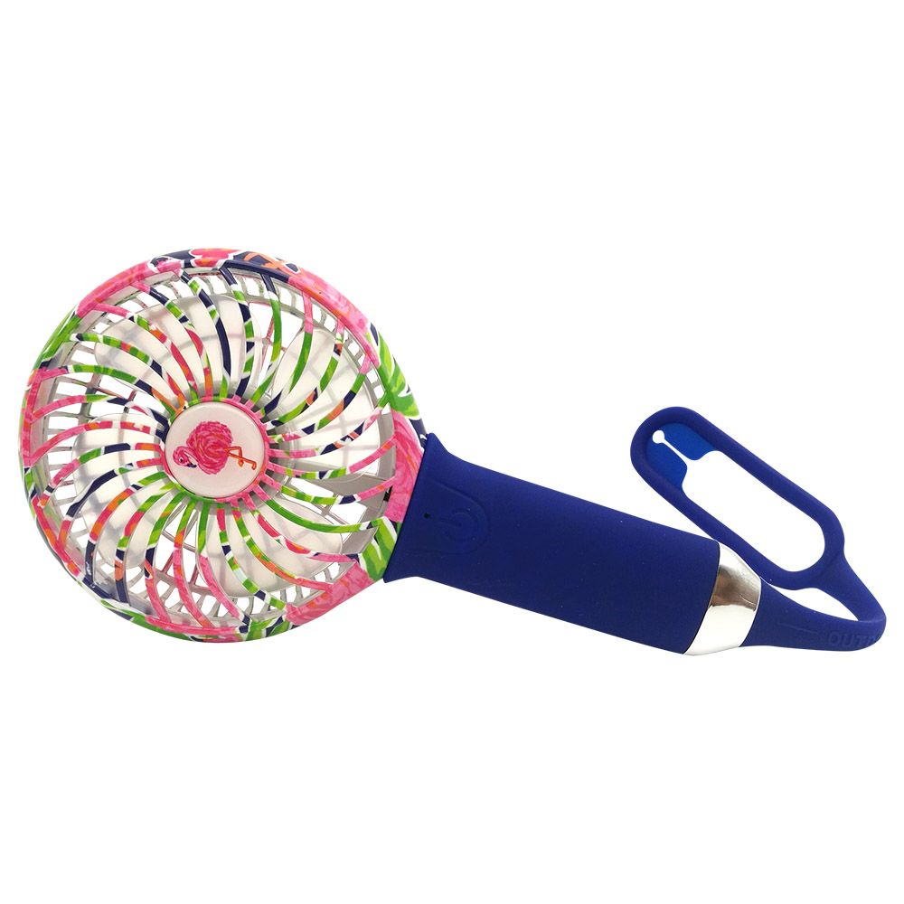 BuggyGear - 3 Speed Usb Rechargeable Cool Fan - Flamingo