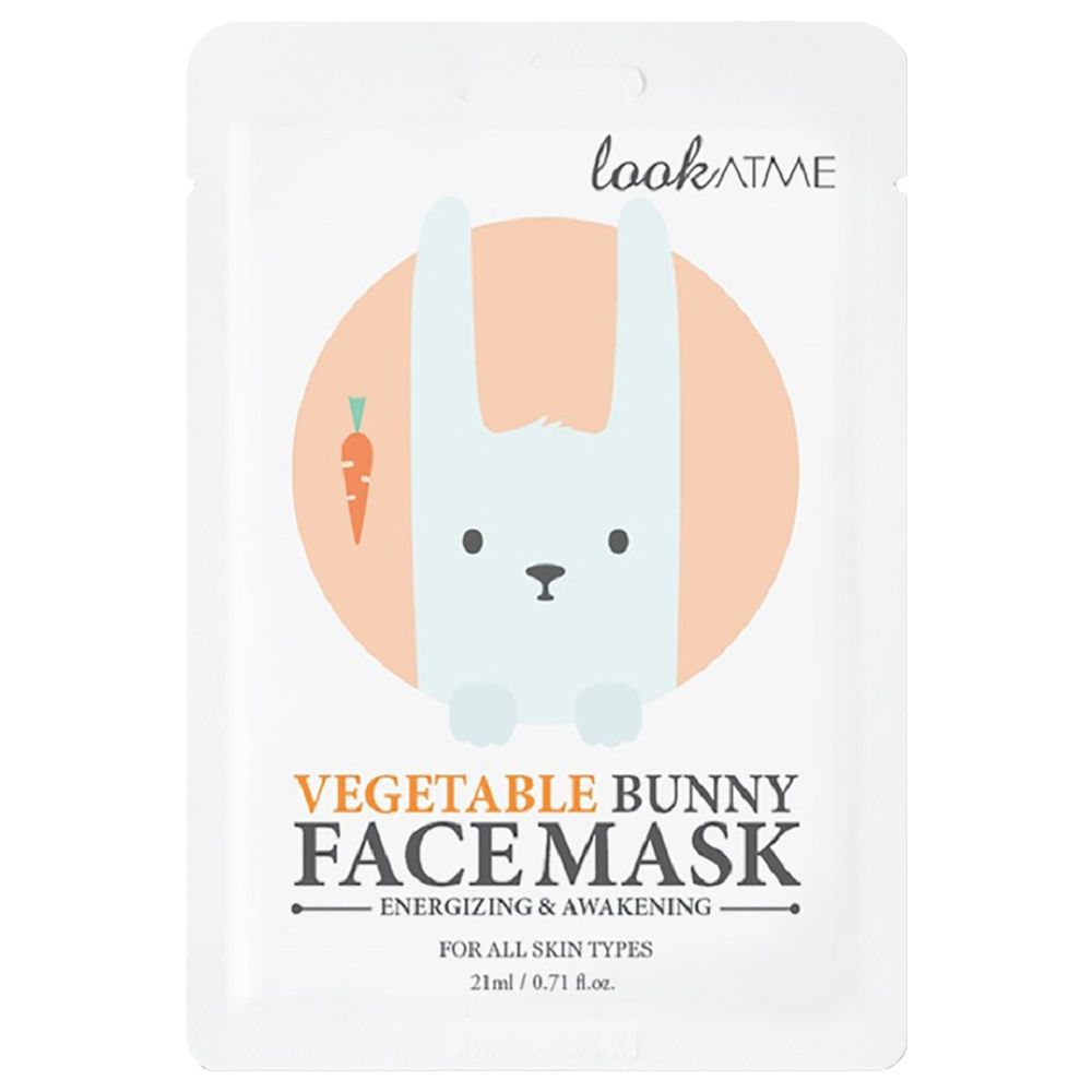 Look At Me - Vegetable Bunny Face Mask