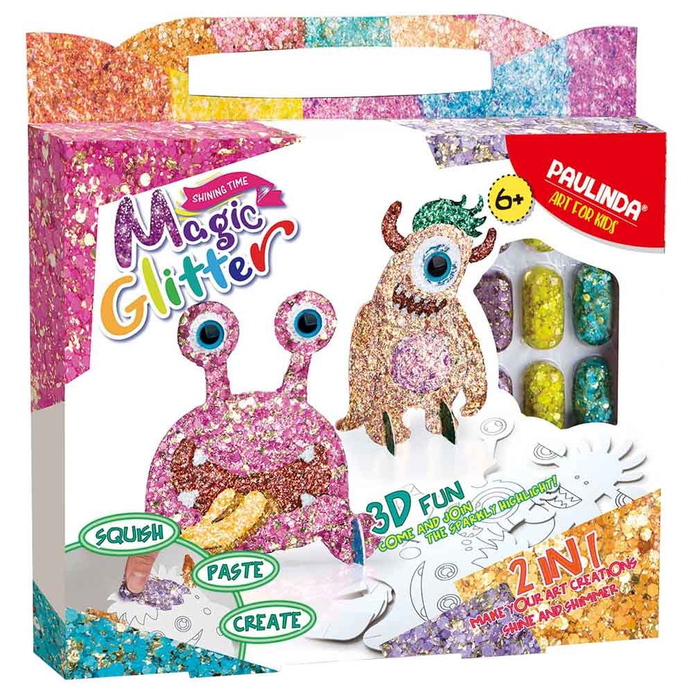 Paulinda - 3D Fun Magic Glitter - 12Pcs