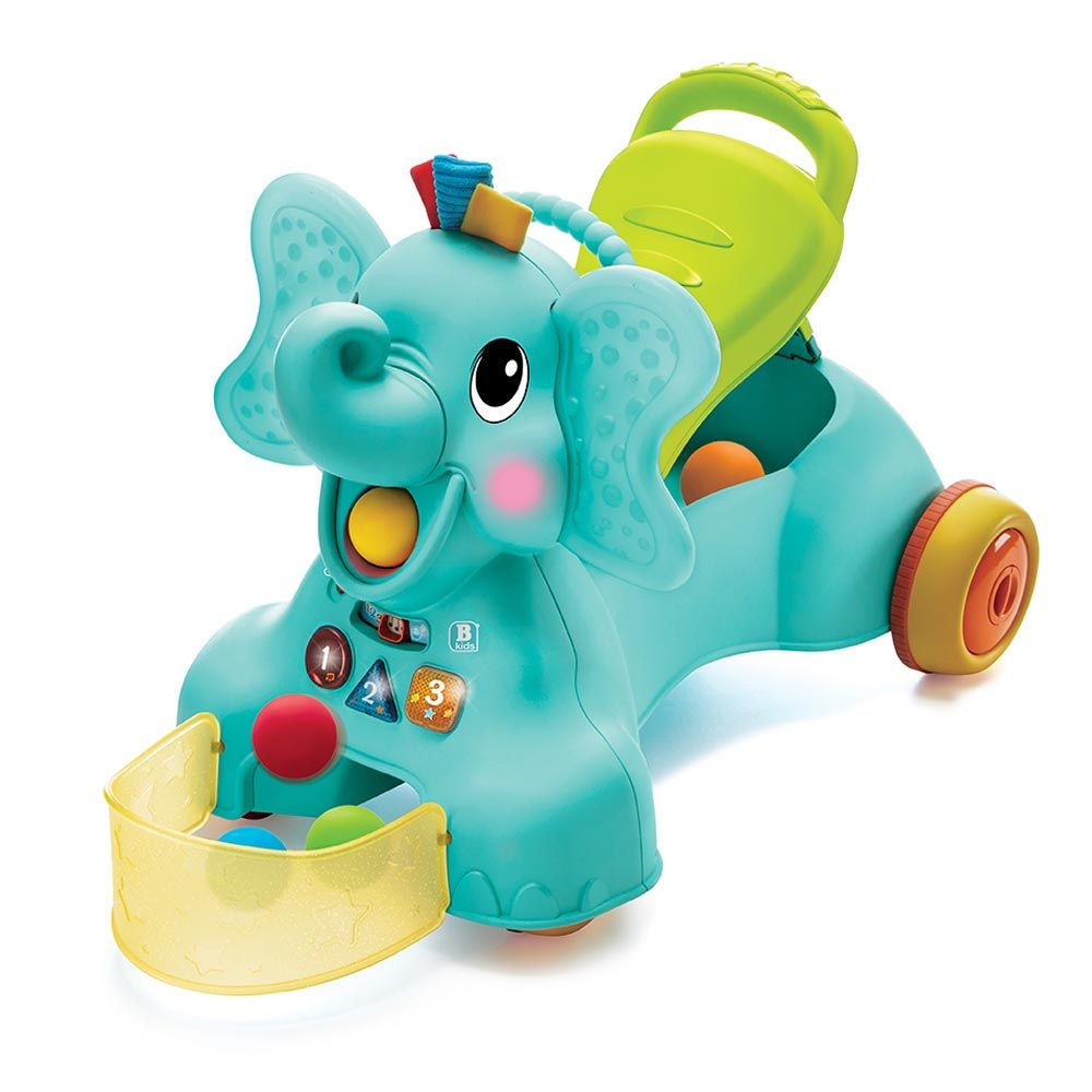 B Kids - 3-in-1 Sit, Walk & Ride Elephant