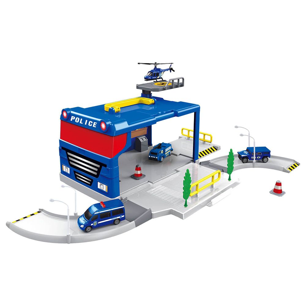 Jawda - Police Station Playset w/ Carry Handle