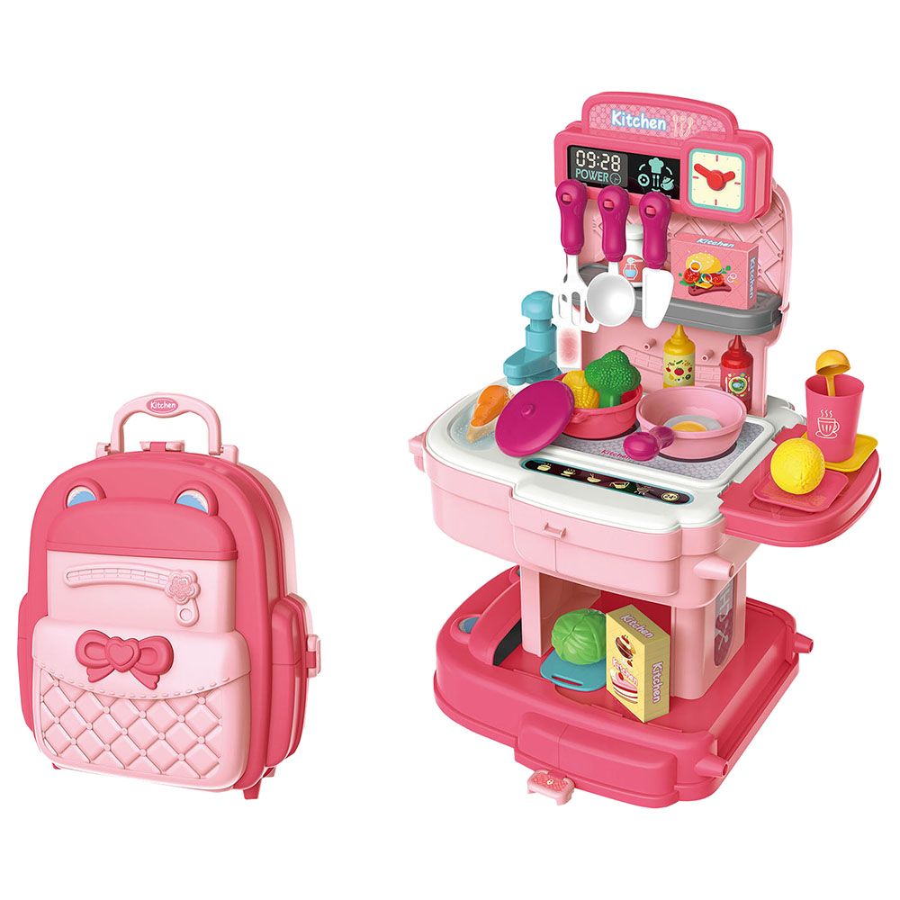 Jawda - 2-in-1 School Bag Kitchen Set Toy