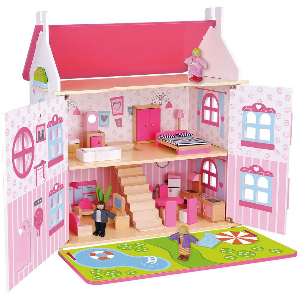 Tooky Toy - Mega Pink Doll House