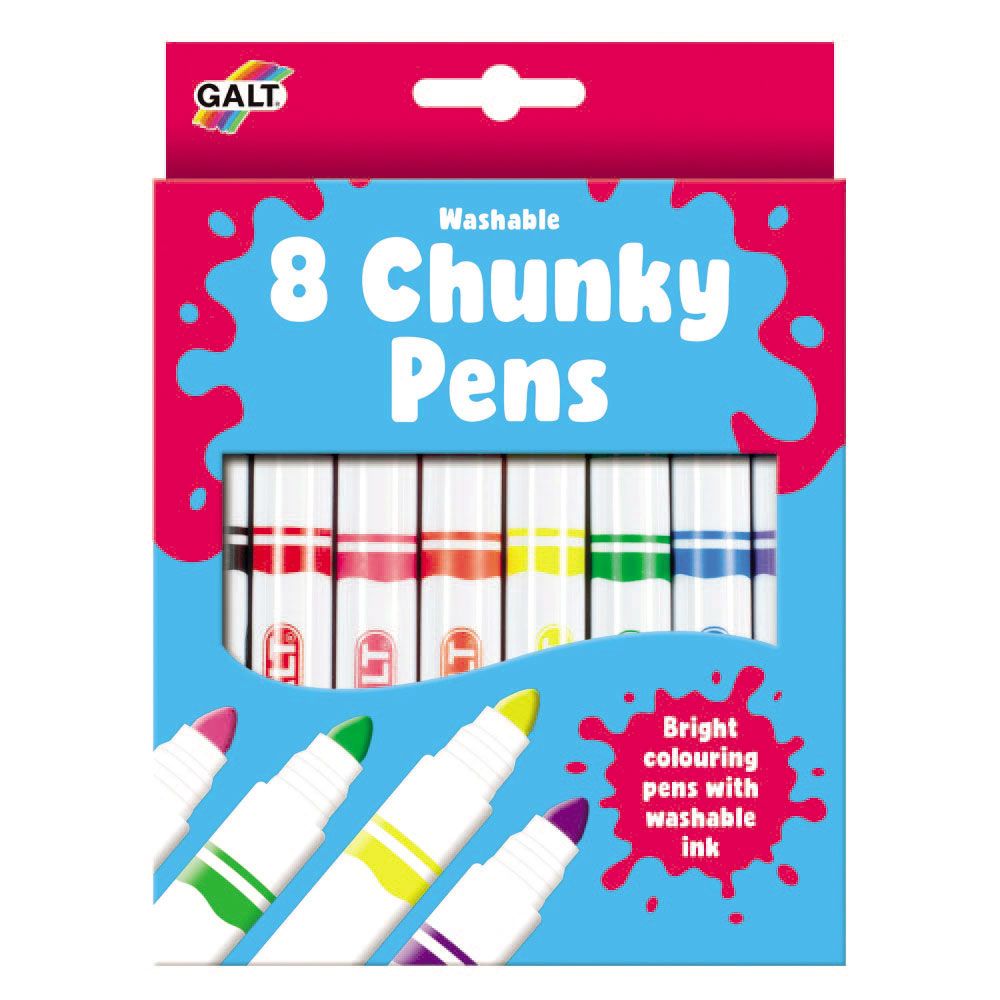 Galt Toys - 8 Chunky Pens - Washable