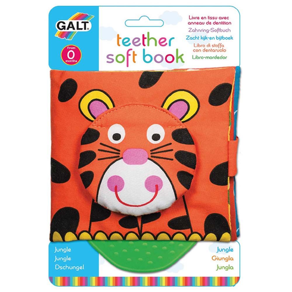 Galt - Teether Soft Book - Jungle