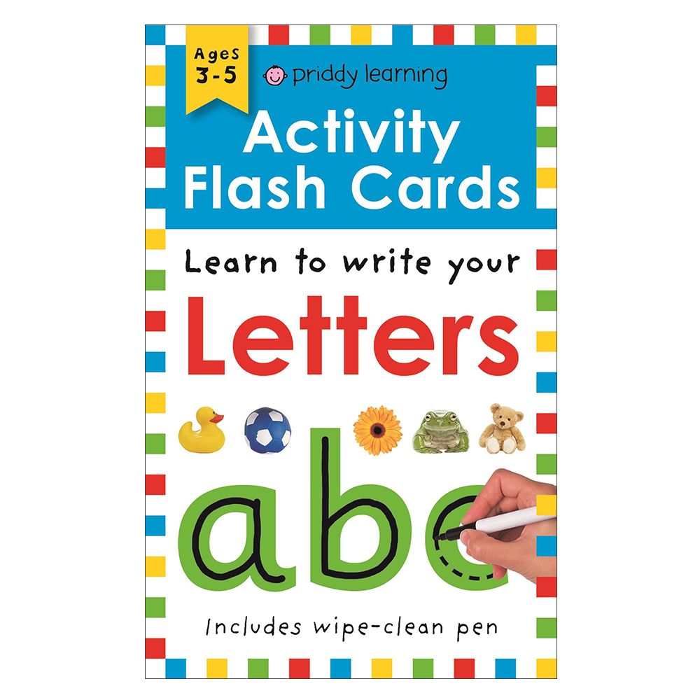 Activity Flash Cards : Learn to Write Your Letters