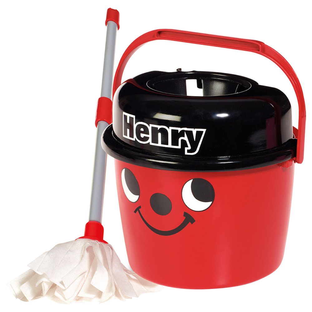 Casdon - Henry Mop & Bucket - Red