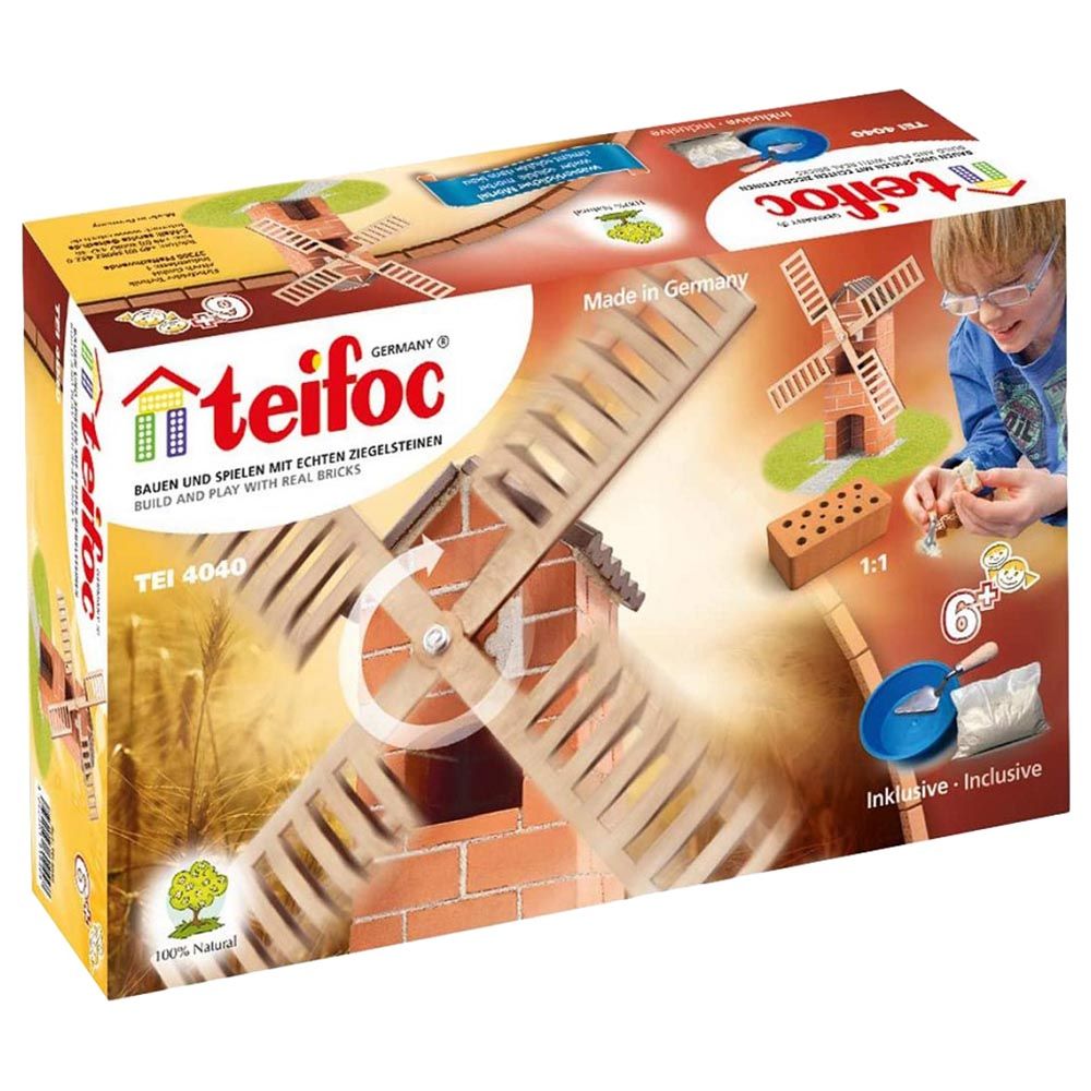 Teifoc - Windmill Brick Construction Set 100pcs