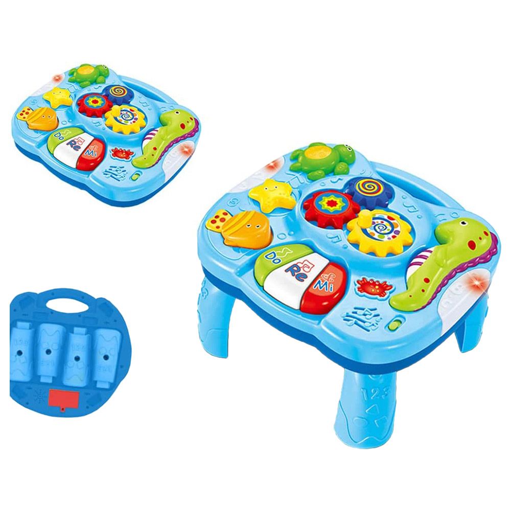 Fitto - 2-In-1 Musical Learning Table - Blue