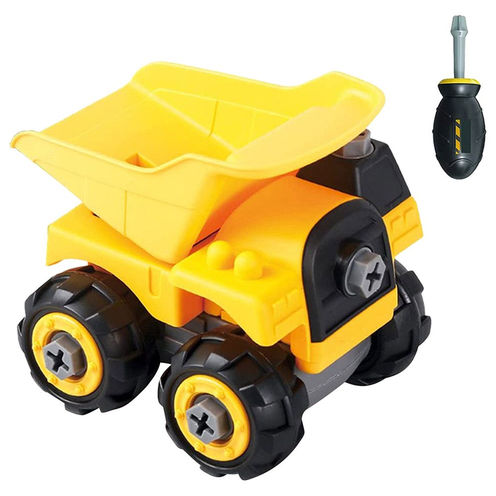 Fitto - Take Apart Engineering Car Dumper Truck - Yellow