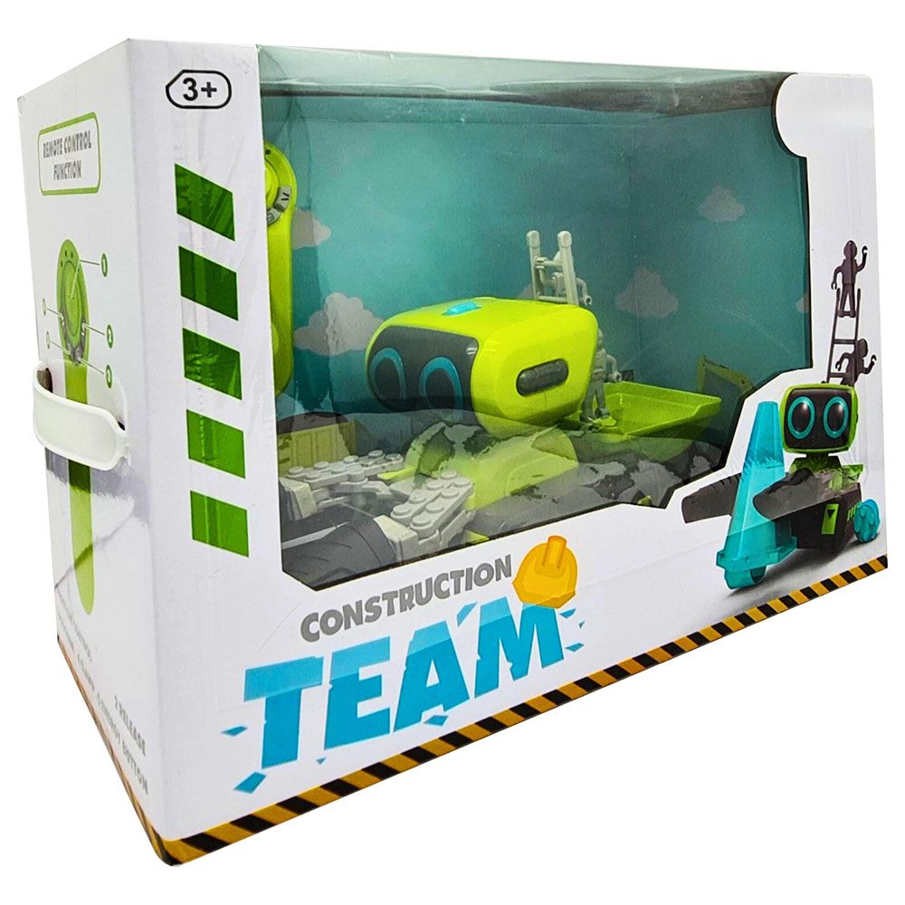 Fitto - Stunt Remote Control Robot Car - Green