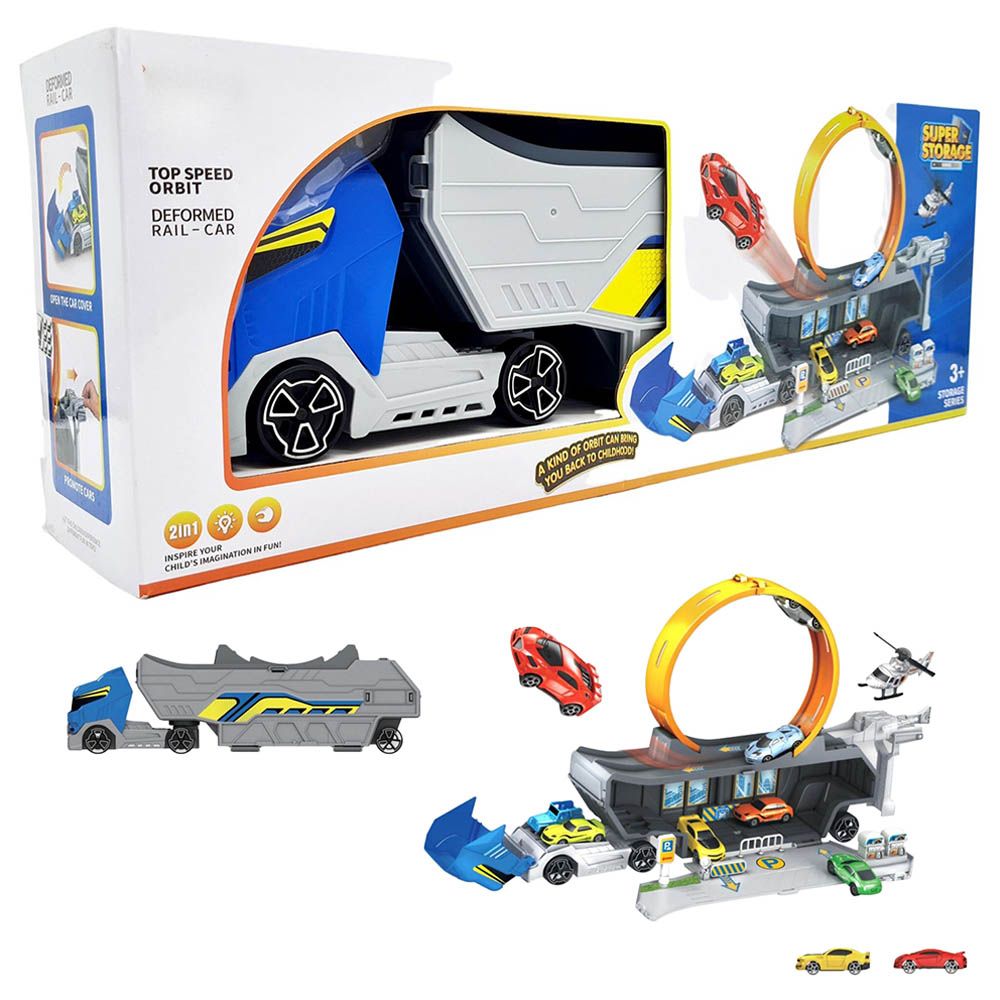 Fitto - Convertible Roller Coaster Truck - Blue