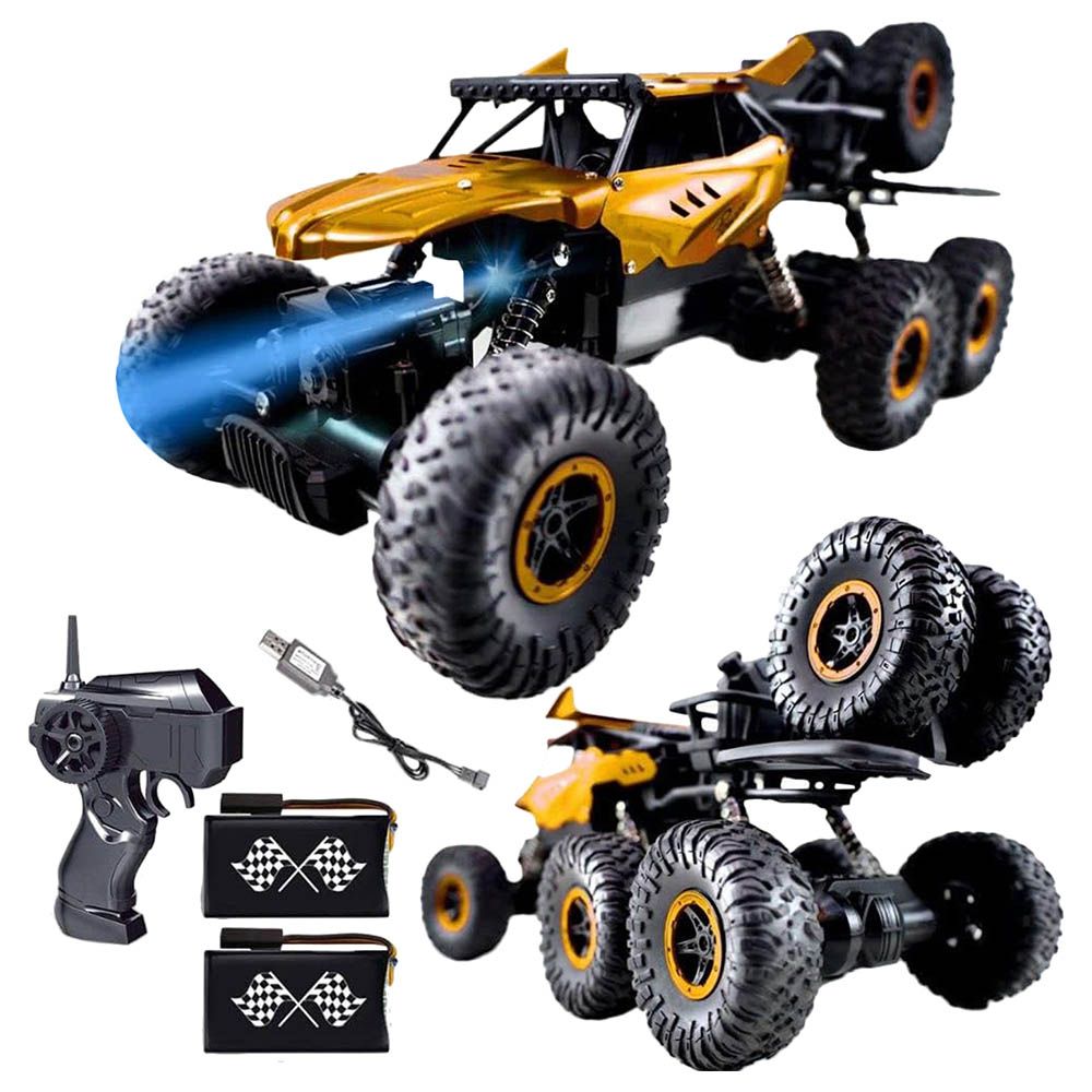 Fitto - 1/10 Rock Crawler Remote Control Car - 2.4Ghz - Gold