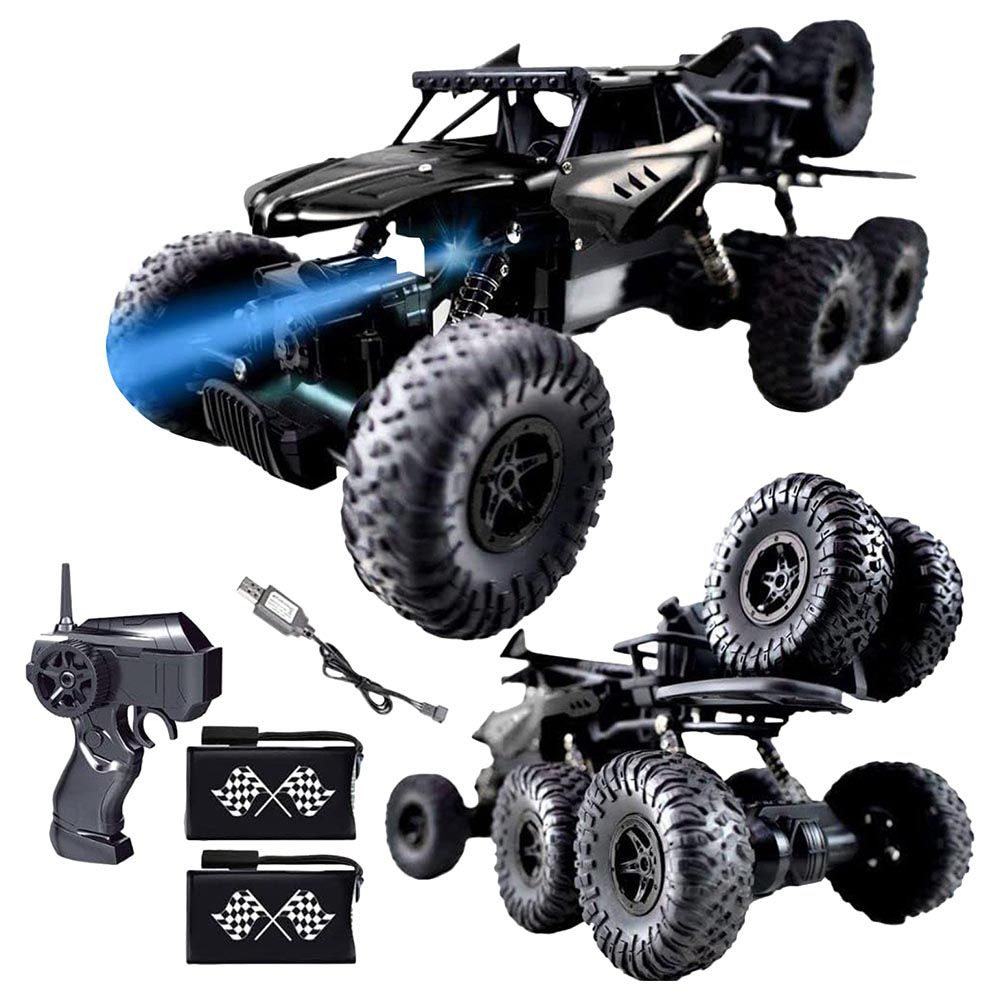 Fitto - 1/10 Rock Crawler Remote Control Car - 2.4Ghz - Black