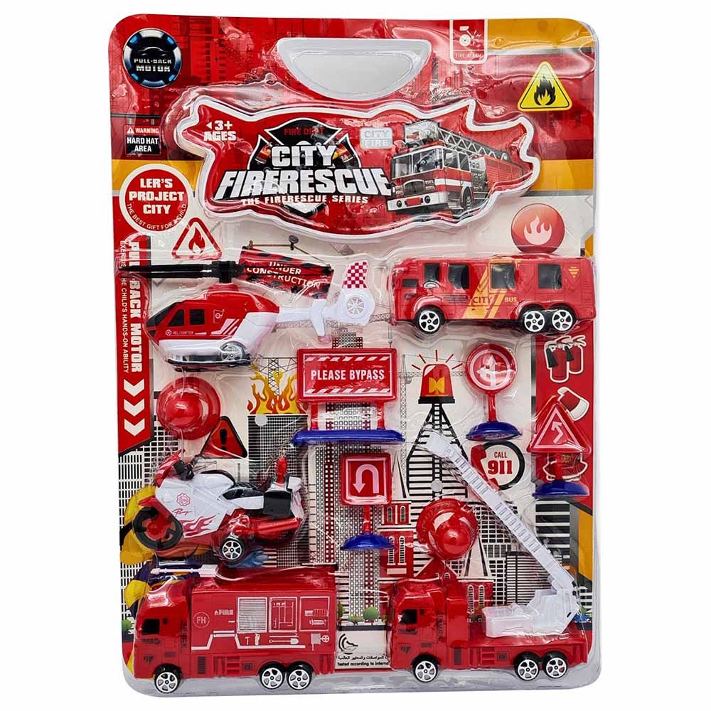 Fitto - Fire City Rescue Set - Red