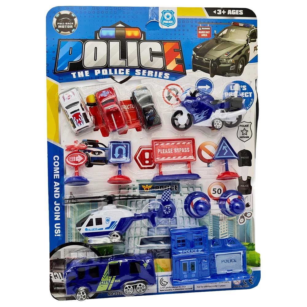 Fitto - City Police Super Car Set - Blue