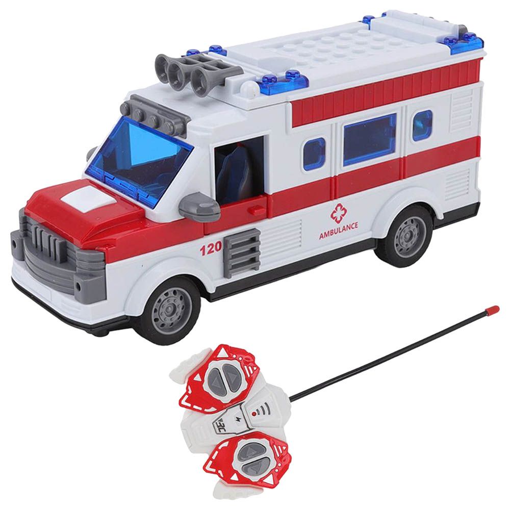 Fitto - Remote Control Ambulance Toy - White