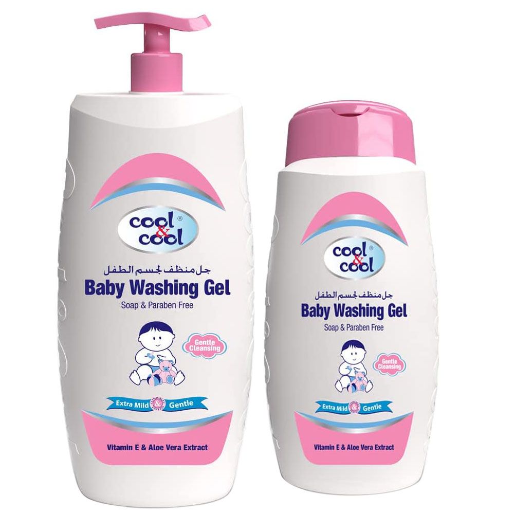 Cool&Cool - Baby Washing Gel, 500ml + 250ml Free