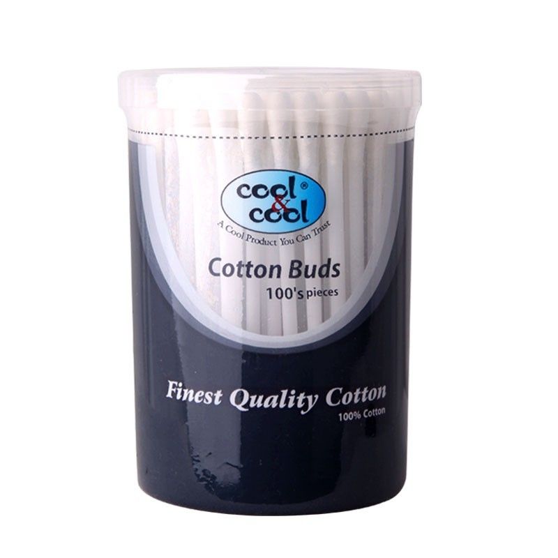 Cool & Cool Cotton Buds Asstd Colours 100's