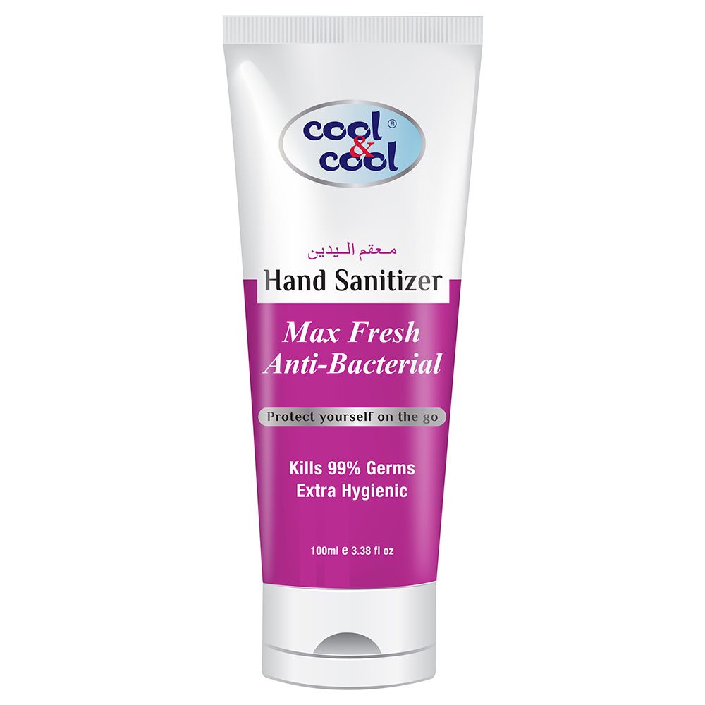 Cool & Cool - Max Fresh Hand Sanitizer Tube 100ml