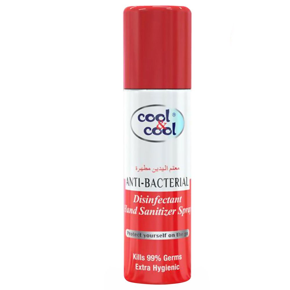 Cool & Cool Disinfectant Hand Sanitizer Spray 60ml Pack of 6