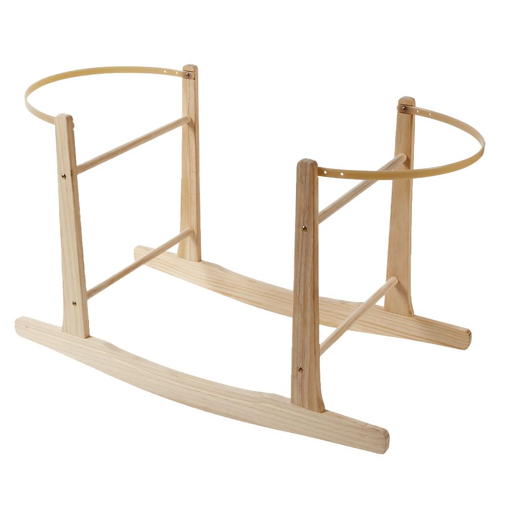 Clair de Lune - Standard Rocking Moses Basket Stand - Natural (Exclusive)