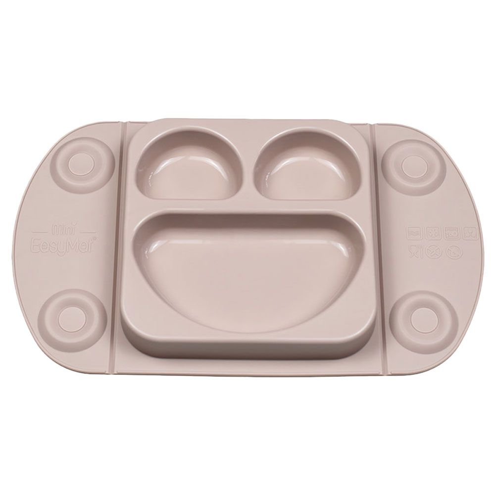 EasyTots - EasyMat Mini Plate - Mauve