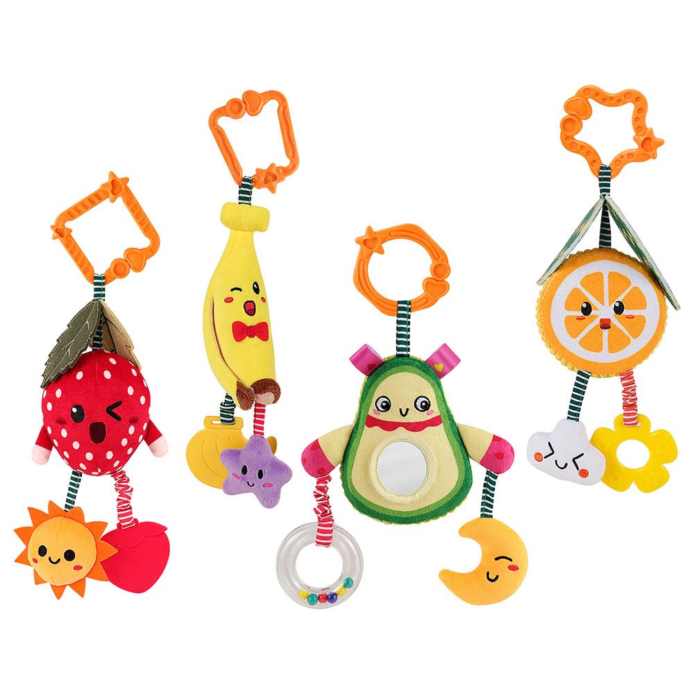 Tumama Hanging Fruit Rattle 4Pcs Set