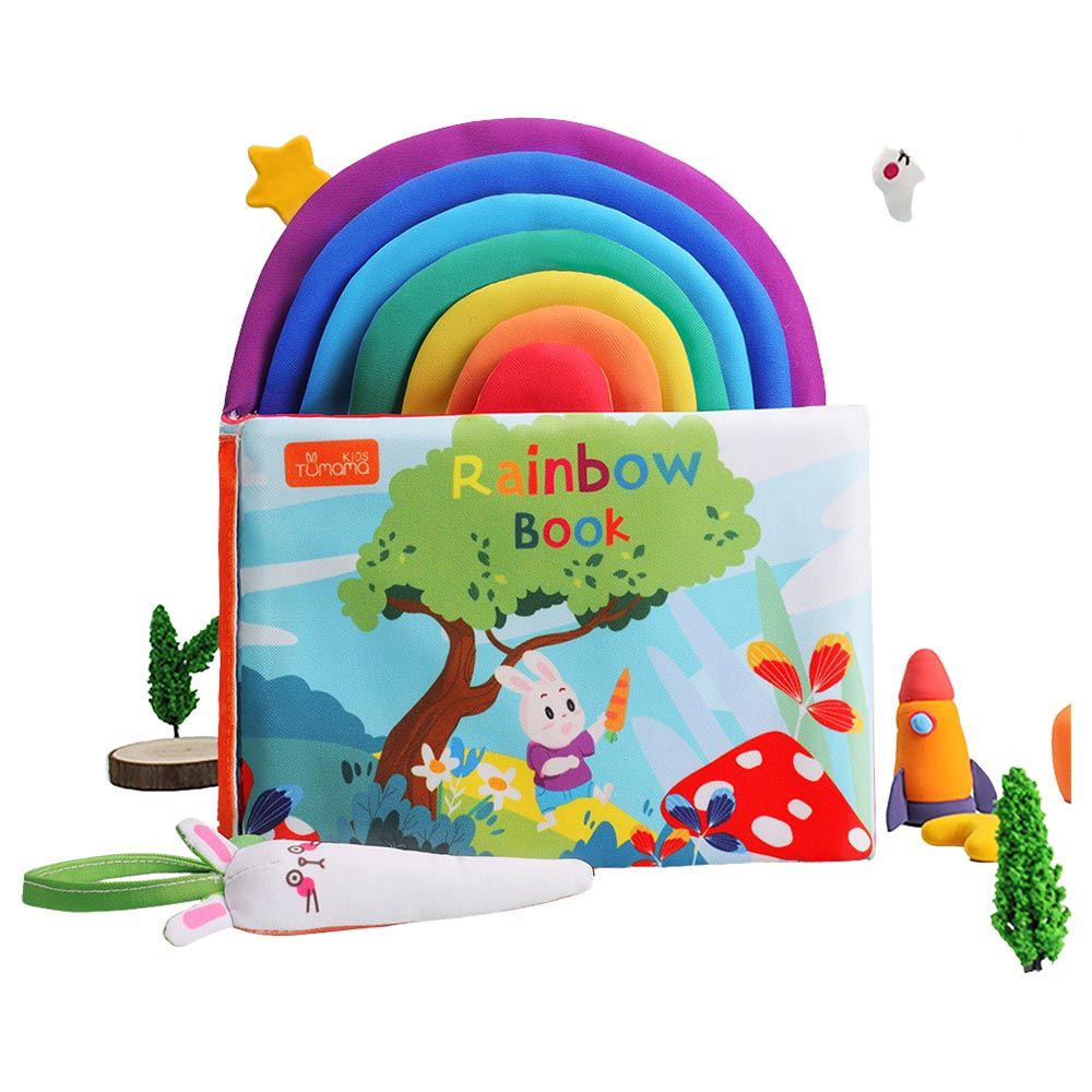 Tumama - Rainbow Baby Activity Cloth Book