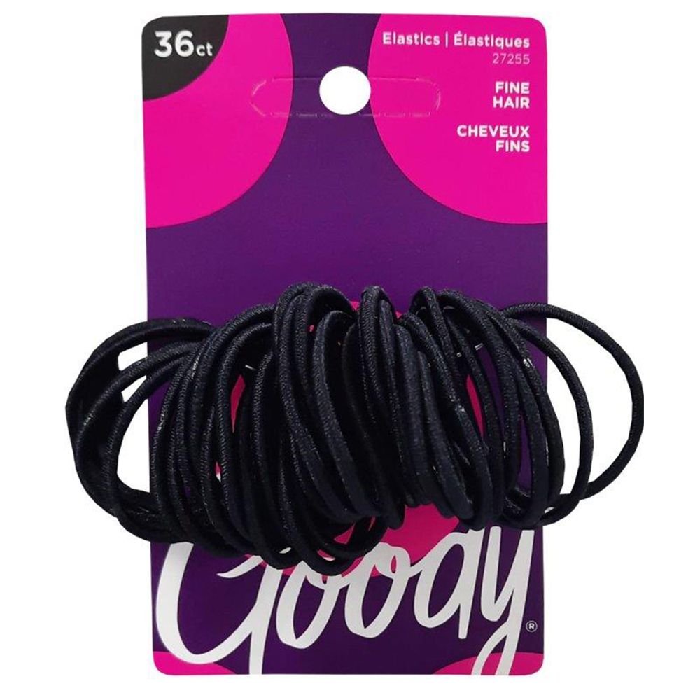 Goody - Ouchless Black 2MM Elastics 36ct