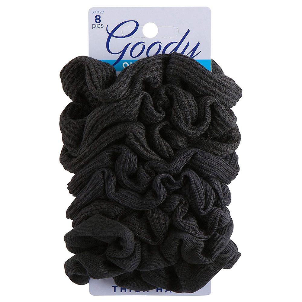 Goody - Scrunchie Black 8ct