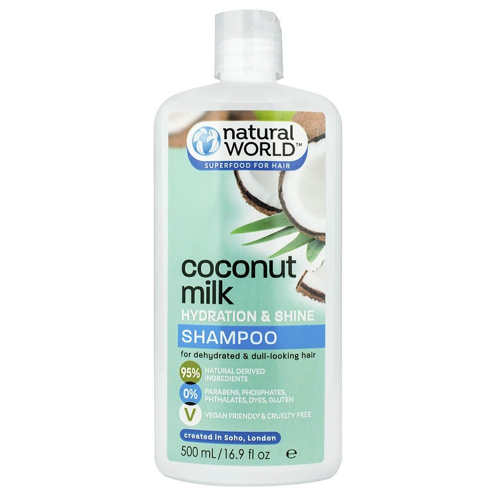 Natural World - Coconut Milk Shampoo 500ml