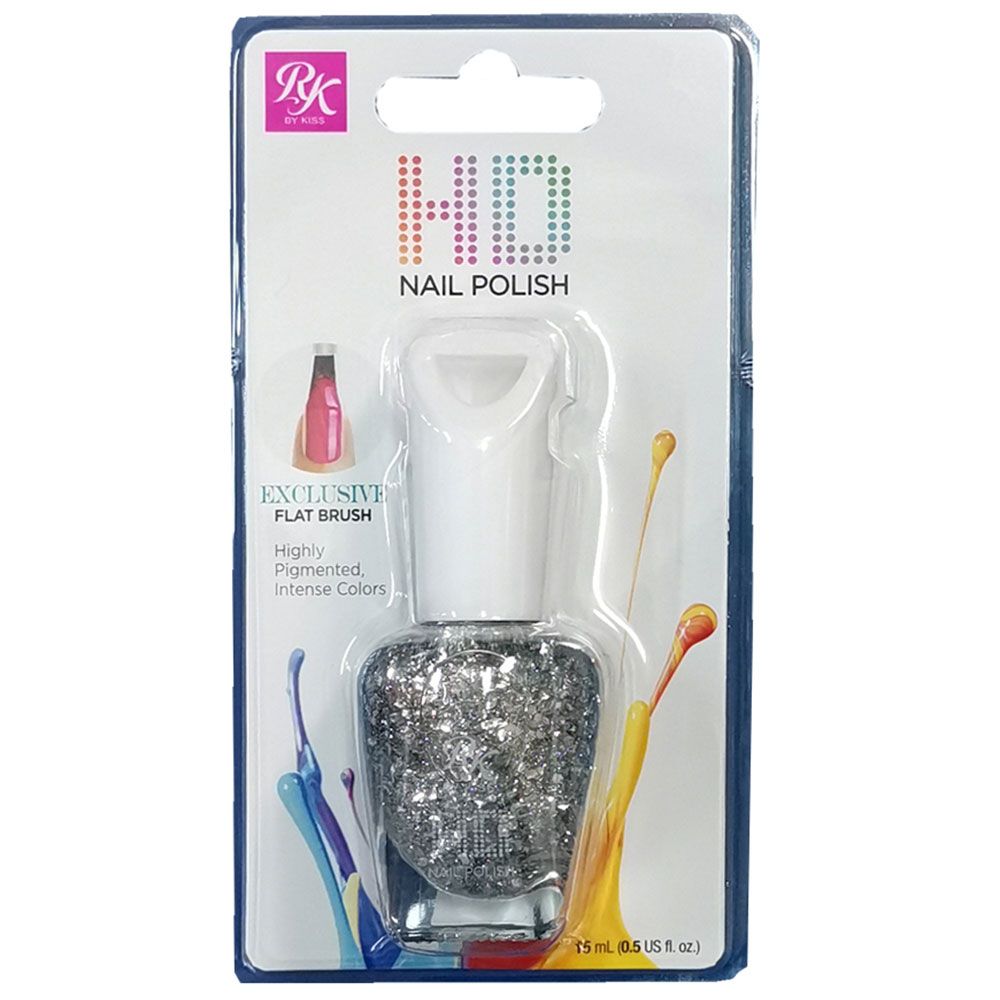 Kiss - Ruby Kisses Hd Nail Polish - Silver Glitter