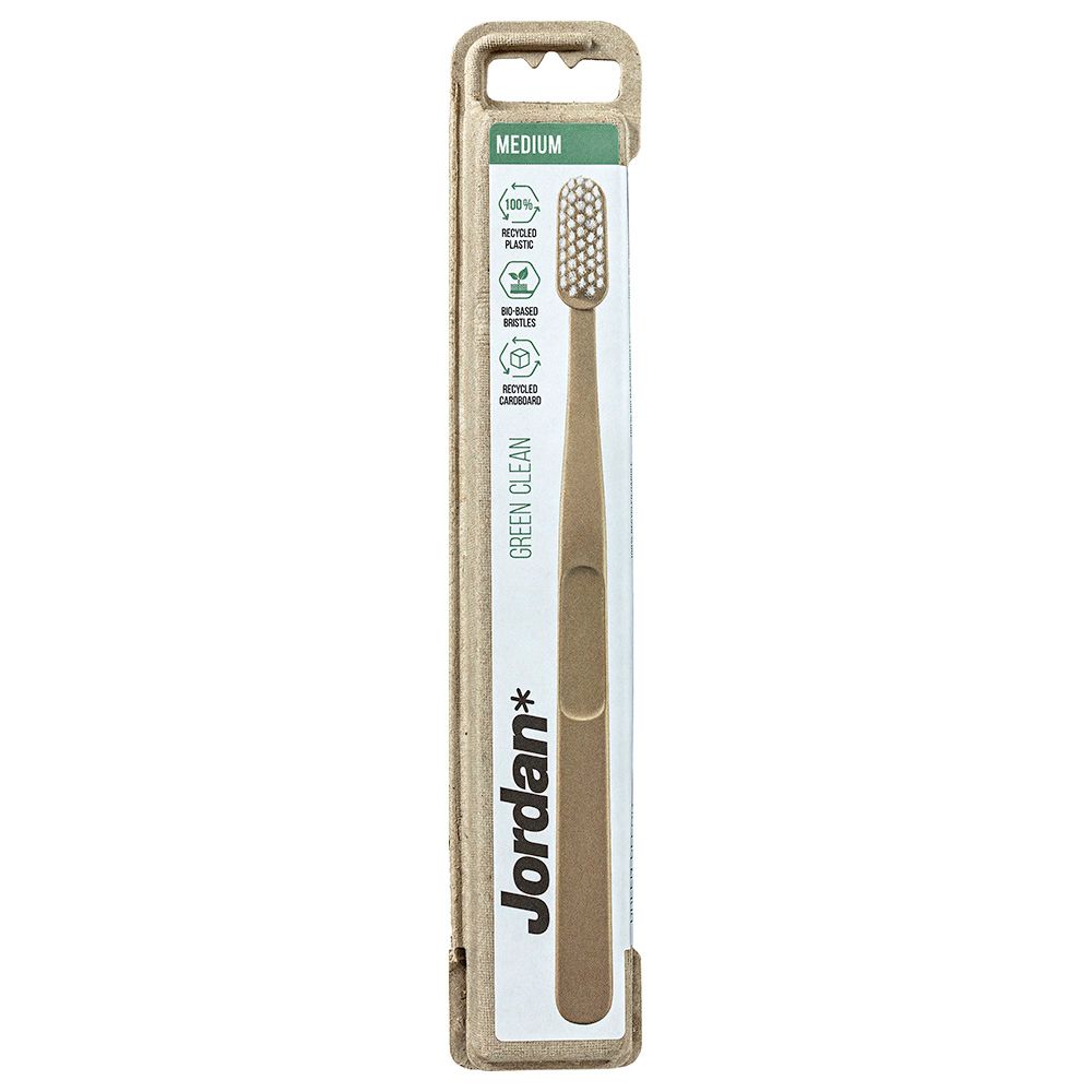 Jordan - Tooth Brush Green Clean Medium - Brown