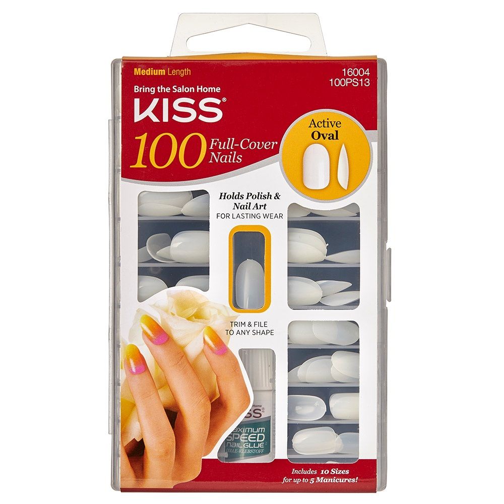 KISS - 100 Full Cover Oval Nails