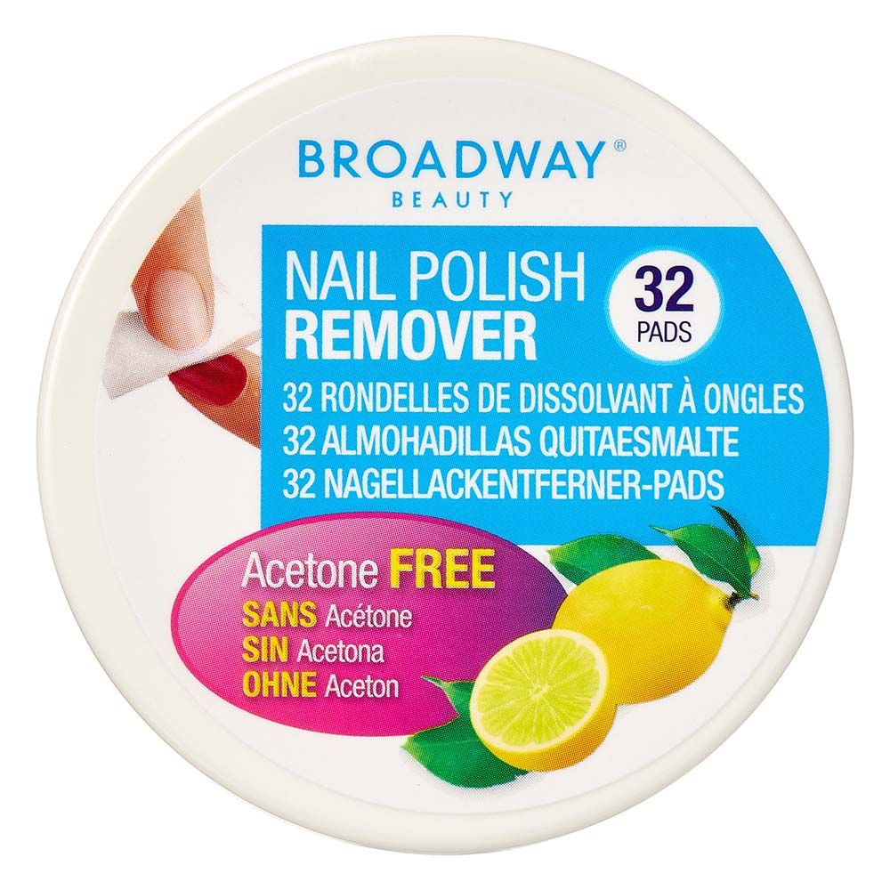 Kiss Impress Broadway Nail Polish Remover Pads Lemon Scented