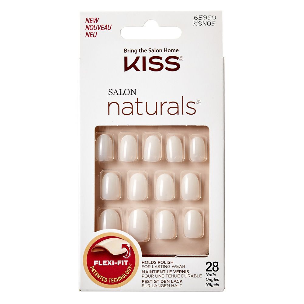 KISS - Salon Natural Nails White