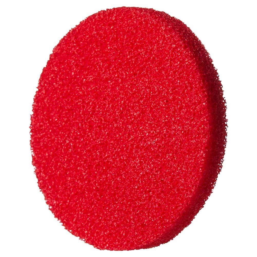 Kiss - Facial Exfoliate Cleansing Sponge - Red