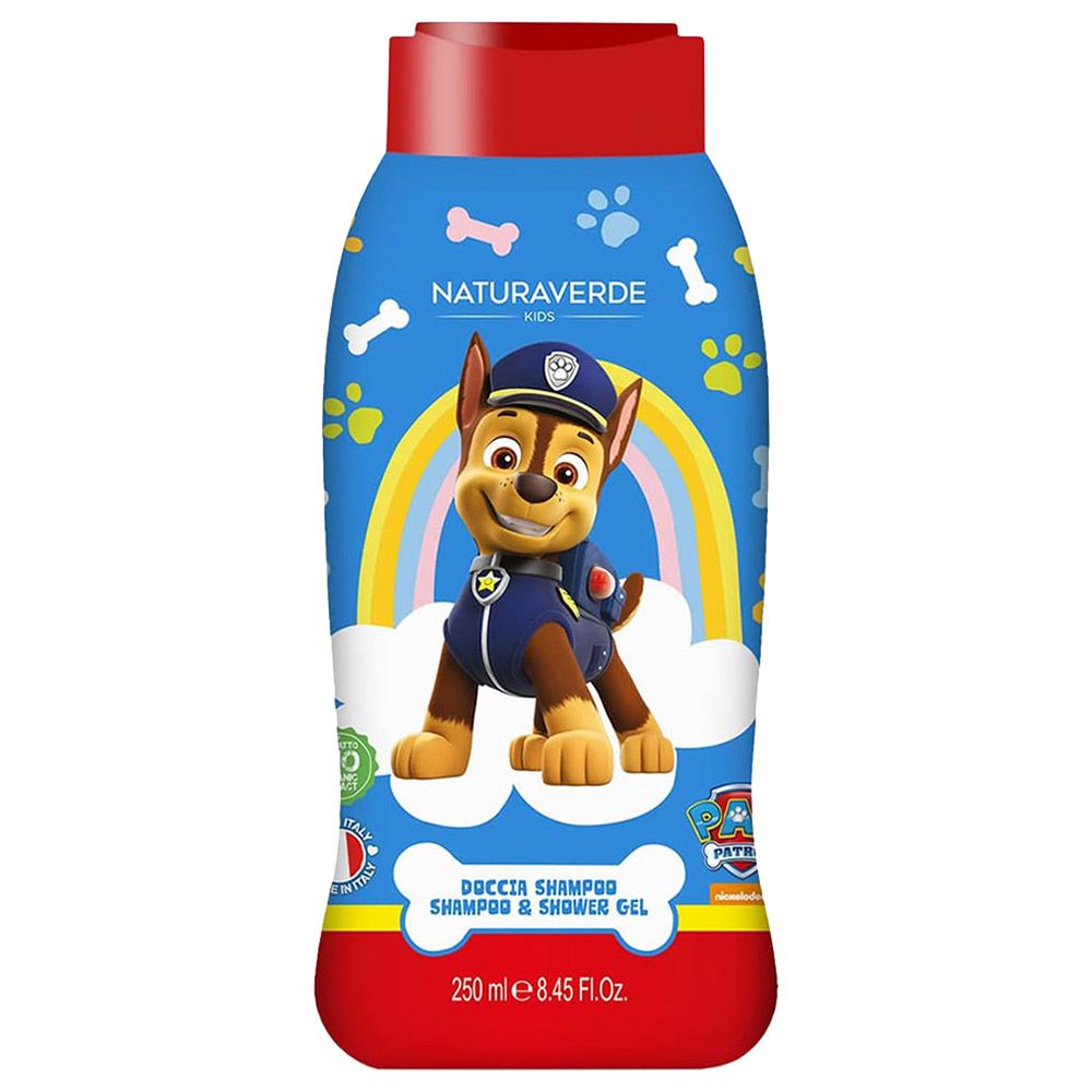 Naturaverde - Paw Patrol Shampoo & Shower Gel - Clear - 250ml